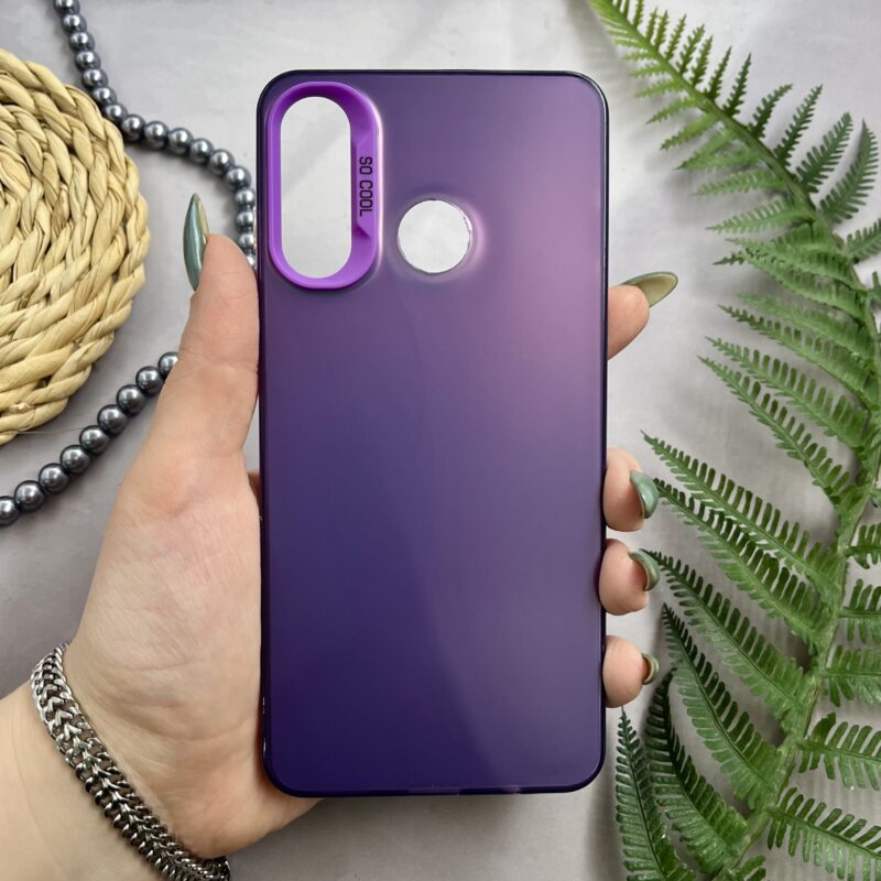 قاب گوشی Huawei P30 Lite هوآوی اسپرت SO COOL اورجینال لوگو برجسته متال بنفش کد 92167