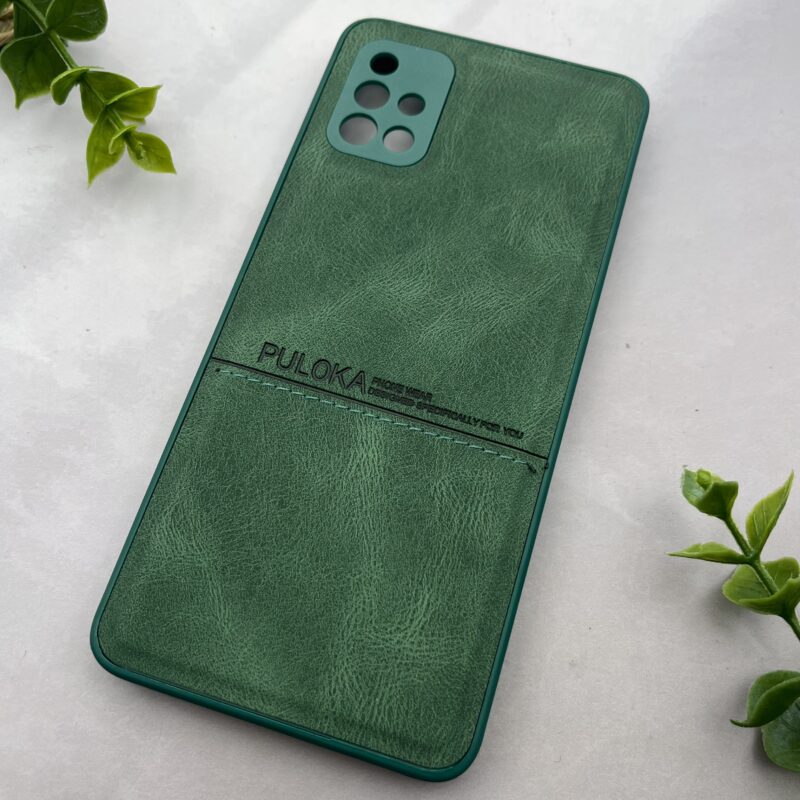 قاب گوشی Galaxy A51 سامسونگ PULOKA اورجینال دوختی محافظ لنز دار سبز کد 11076 - Image 2