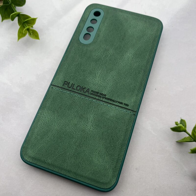 قاب گوشی Galaxy A30S / Galaxy A50S / Galaxy A50 سامسونگ PULOKA اورجینال دوختی محافظ لنز دار سبز کد 15514 - Image 2
