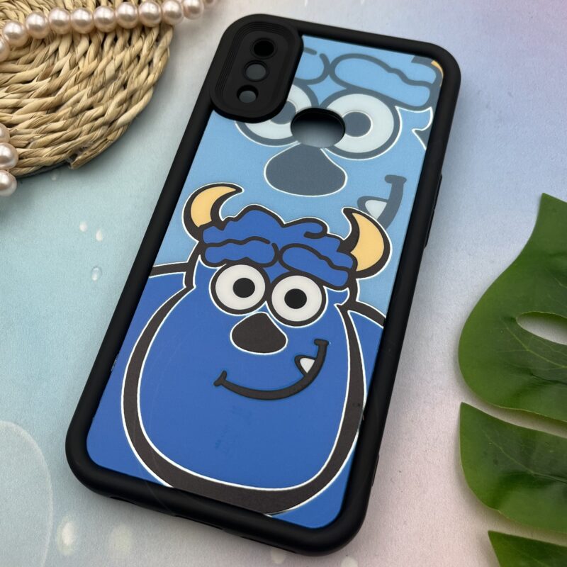 قاب گوشی Galaxy A10S سامسونگ Solidcase اورجینال سیلیکونی عروسکی آینه ای طرح سالیوان محافظ لنز دار کد 22825 - Image 2