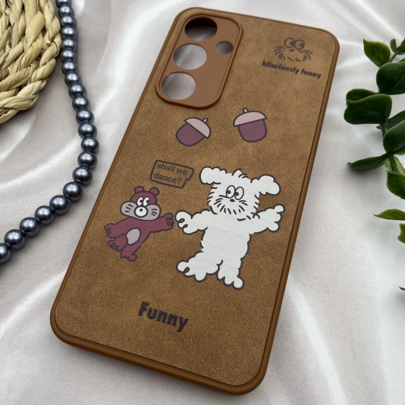 قاب گوشی Galaxy S24 FE سامسونگ CANVAS طرح نقاشی عروسکی Funny محافظ لنز دار کد 23398 - Image 2