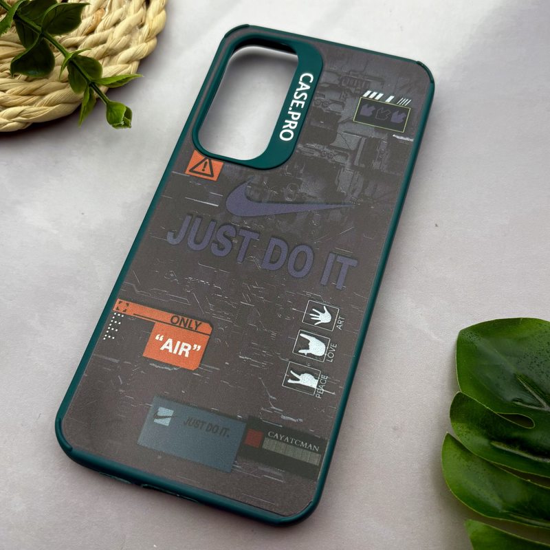 قاب گوشی Galaxy A55 سامسونگ سیلیکونی CASE PRO اسپرت طرح JUST DO IT کد 30212 - Image 2