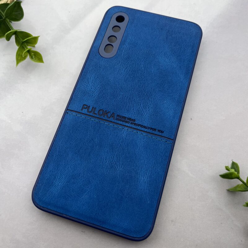 قاب گوشی Galaxy A30S / Galaxy A50S / Galaxy A50 سامسونگ PULOKA اورجینال دوختی محافظ لنز دار آبی کد 31208 - Image 2