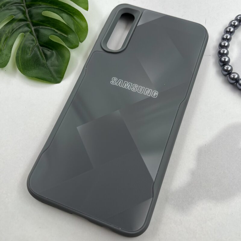 قاب گوشی Galaxy A30S / Galaxy A50S / Galaxy A50 سامسونگ 3D سه بعدی سیلیکونی لوگو دار تیتانیوم کد 31746 - Image 2