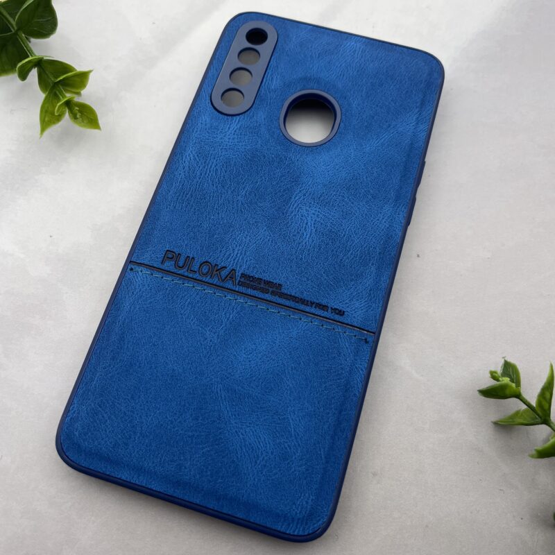 قاب گوشی Galaxy A20S سامسونگ PULOKA اورجینال دوختی محافظ لنز دار آبی کد 35502 - Image 2