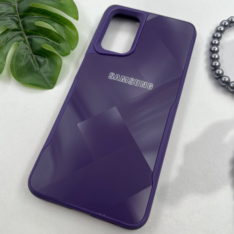 قاب گوشی Galaxy A13 4G / Galaxy A04S سامسونگ 3D سه بعدی سیلیکونی لوگو دار بنفش کد 43317 - Image 2