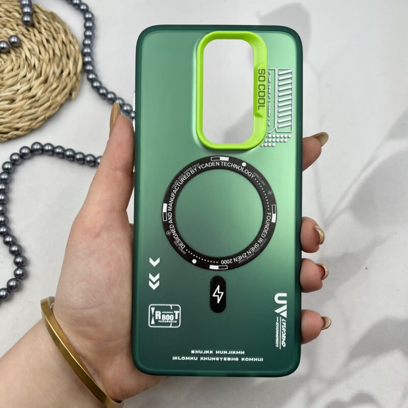 قاب گوشی Redmi Note 8 Pro شیائومی SO COOL طرح مگ سیف RT اسپرت سبز کد 44589