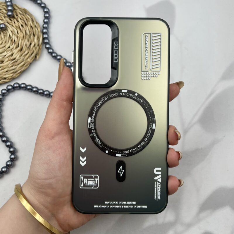 قاب گوشی Galaxy S23 FE سامسونگ SO COOL طرح مگ سیف RT اسپرت کرومی کد 45170