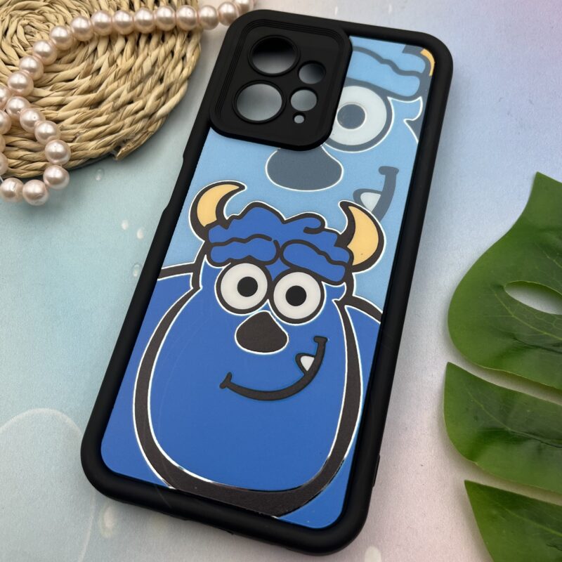 قاب گوشی Redmi Note 12 4G شیائومی Solidcase اورجینال سیلیکونی عروسکی آینه ای طرح سالیوان محافظ لنز دار کد 98425 - Image 2
