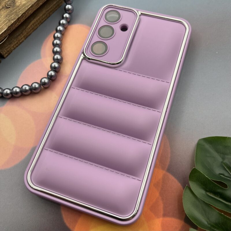 قاب گوشی Galaxy S23 FE سامسونگ پافری دور متال اسپرت محافظ لنز دار شیشه ای یاسی کد 55517 - Image 2