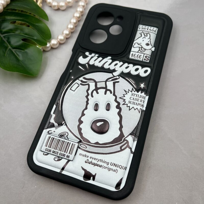 قاب گوشی Poco X5 Pro شیائومی سیلیکونی چرمی بالشتی طرح برجسته suhapoo کد 57664 - Image 2