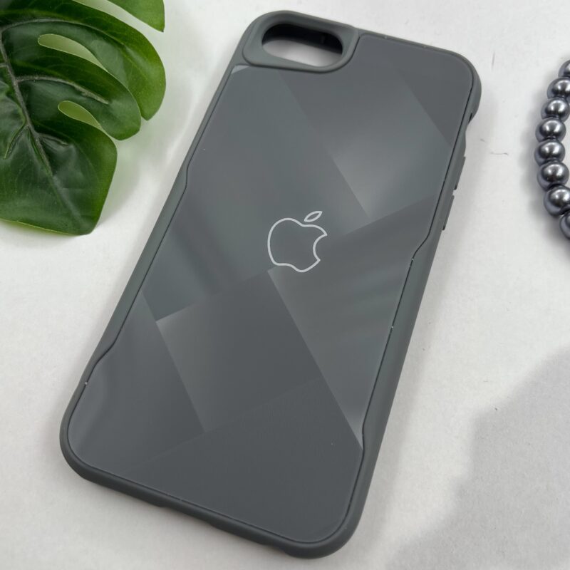 قاب گوشی iPhone 7 / iPhone 8 / iPhone SE 2020 / iPhone SE 2022 آیفون 3D سه بعدی سیلیکونی لوگو دار تیتانیوم کد 60017 - Image 2
