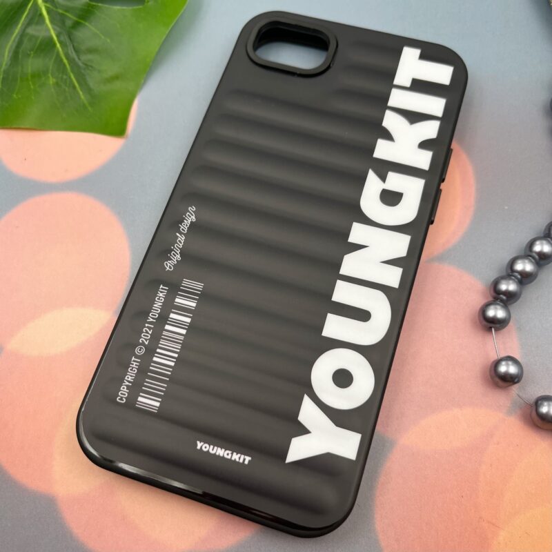 قاب گوشی iPhone 7 / iPhone 8 / iPhone SE 2020 / iPhone SE 2022 آیفون سیلیکونی YOUNGKIT طرح Barcode اسپرت مشکی کد 60429 - Image 2