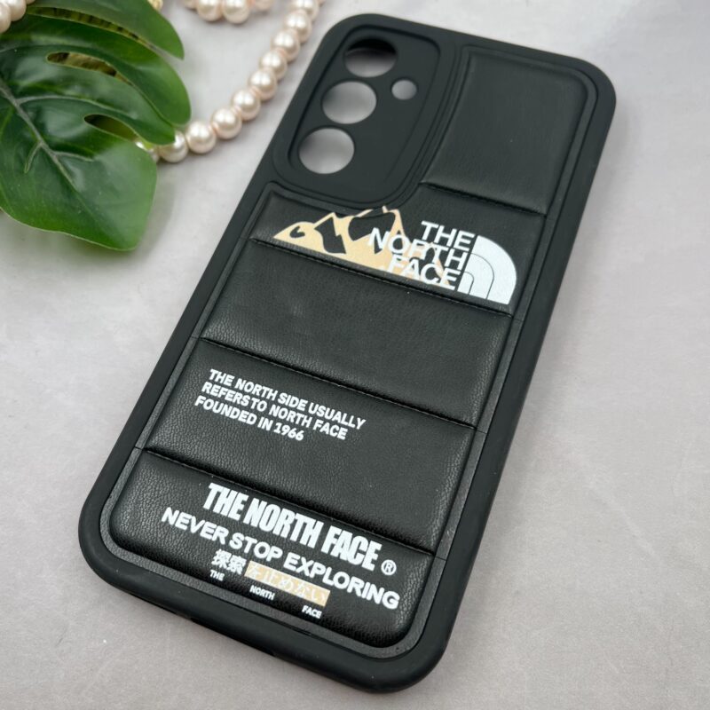 قاب گوشی Galaxy S23 FE سامسونگ سیلیکونی چرمی بالشتی طرح برجسته the north face کد 60735 - Image 2