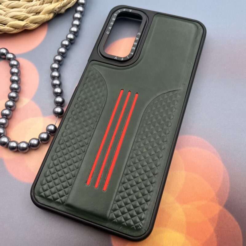 قاب گوشی Galaxy A05S سامسونگ چرم برجسته Case Pro اورجینال لاکچری سرمه ای کد 65295 - Image 2