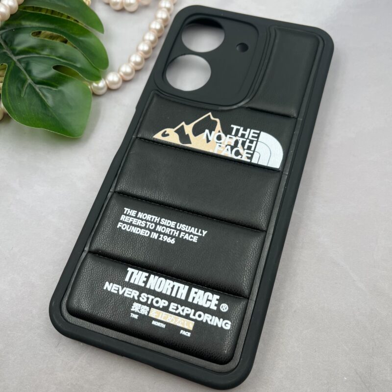 قاب گوشی Redmi 13C / Poco C65 شیائومی سیلیکونی چرمی بالشتی طرح برجسته the north face کد 71938 - Image 2