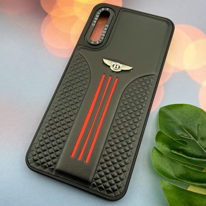 قاب گوشی Galaxy A30S / Galaxy A50S / Galaxy A50 سامسونگ CASETIFY چرم بنتلی Bentley برجسته اسپرت مشکی کد 72069 - Image 2
