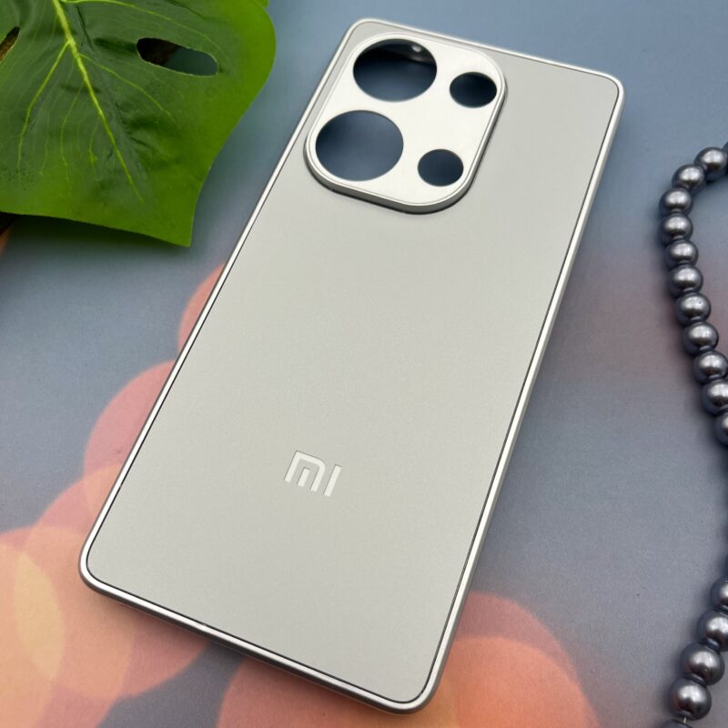قاب گوشی Redmi Note 13 Pro 4G / Poco M6 Pro 4G شیائومی PVD اورجینال دور سیلیکونی محافظ لنز دار رنگ نقره ای کد 72168 - Image 2