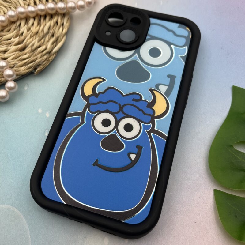قاب گوشی iPhone 13 آیفون Solidcase اورجینال سیلیکونی عروسکی آینه ای طرح سالیوان محافظ لنز دار کد 73219 - Image 2