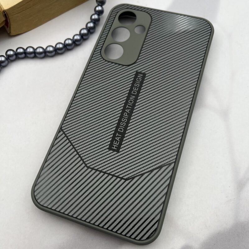 قاب گوشی Galaxy A54 سامسونگ PVD Case طرح کربن اسپرت محافظ لنز دار تیتانیوم کد 73744 - Image 2
