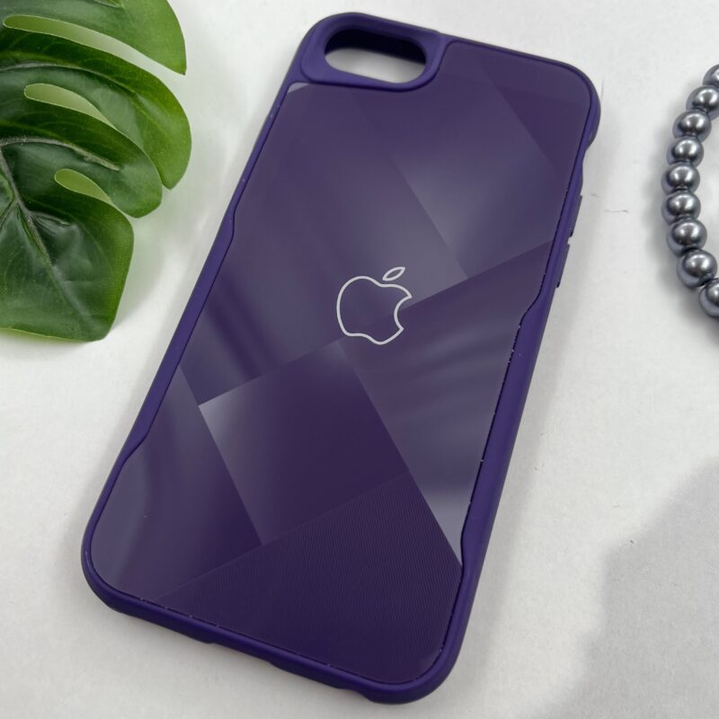 قاب گوشی iPhone 7 / iPhone 8 / iPhone SE 2020 / iPhone SE 2022 آیفون 3D سه بعدی سیلیکونی لوگو دار بنفش کد 81820 - Image 2