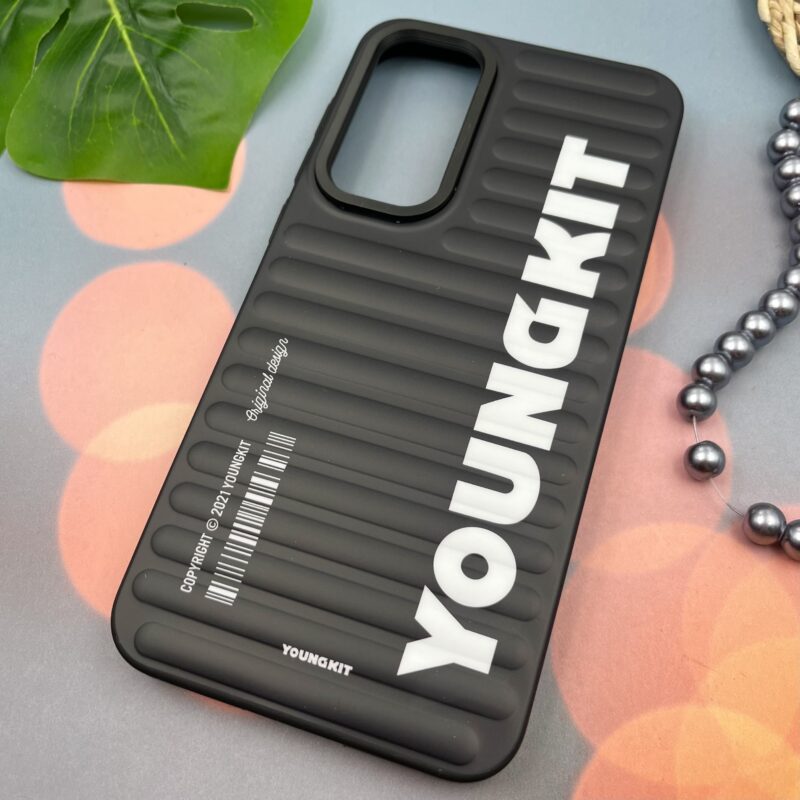 قاب گوشی Galaxy A55 سامسونگ YOUNGKIT طرح Barcode اسپرت مشکی کد 82264 - Image 2