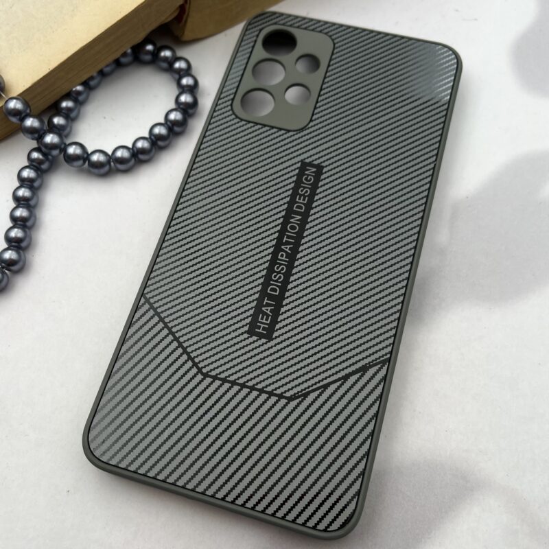 قاب گوشی Galaxy A32 4G سامسونگ PVD Case طرح کربن اسپرت محافظ لنز دار تیتانیوم کد 83792 - Image 2