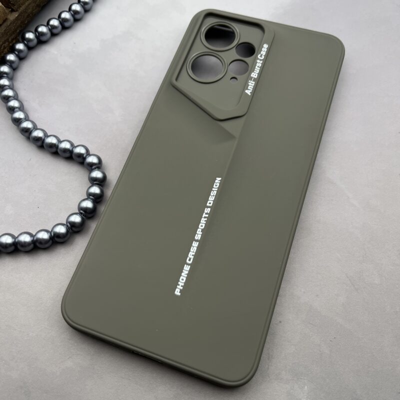 قاب گوشی Redmi Note 12 4G شیائومی Sport Design-T برجسته محافظ لنزدار تیتانیوم کد 85802 - Image 2