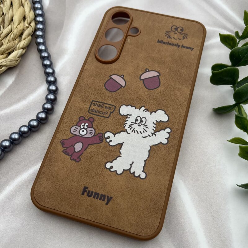قاب گوشی A55 سامسونگ CANVAS طرح نقاشی عروسکی Funny محافظ لنز دار کد 87162 - Image 2