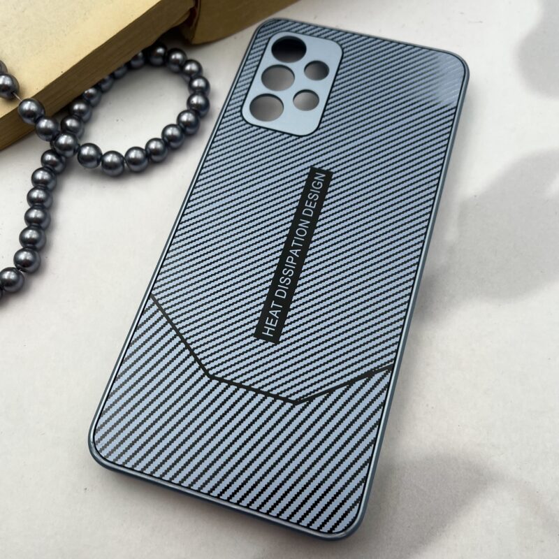 قاب گوشی Galaxy A32 4G سامسونگ PVD Case طرح کربن اسپرت محافظ لنز دار آبی کد 88043 - Image 2
