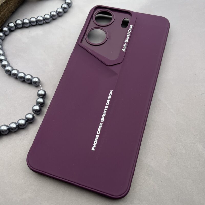 قاب گوشی Redmi 13C / Poco C65 شیائومی Sport Design-T برجسته محافظ لنزدار بنفش کد 88423 - Image 2