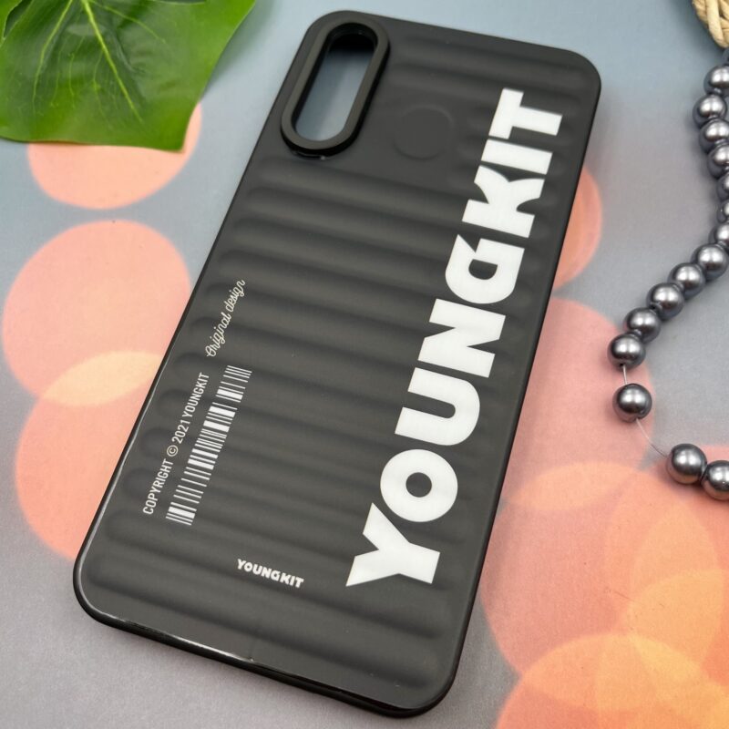 قاب گوشی Galaxy A30S / Galaxy A50S / Galaxy A50 سامسونگ سیلیکونی YOUNGKIT طرح Barcode اسپرت مشکی کد 88652 - Image 2