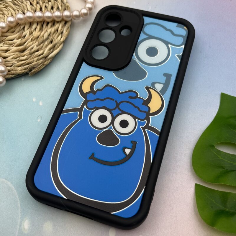 قاب گوشی Galaxy A55 سامسونگ Solidcase اورجینال سیلیکونی عروسکی آینه ای طرح سالیوان محافظ لنز دار کد 89940 - Image 2
