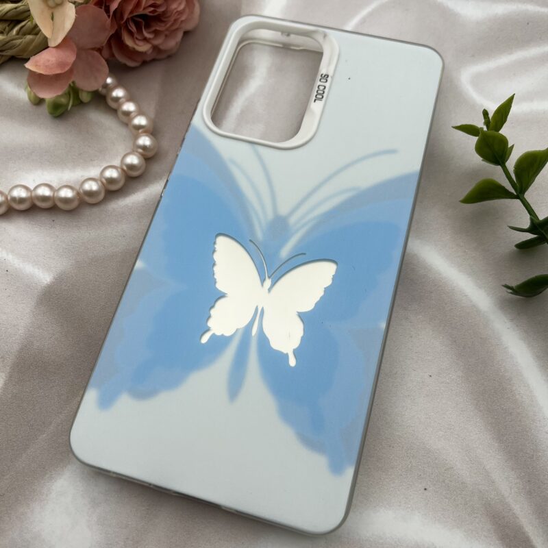 قاب گوشی Galaxy A53 سامسونگ SO COOL اورجینال طرح پروانه آبی متال کد 92246 - Image 2