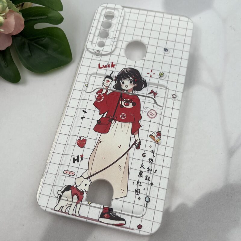 قاب گوشی Galaxy A20S سامسونگ جاکارتی طرح فانتزی عروسکی پاستلی طرح Girl محافظ لنز دار کد 29726 - Image 2