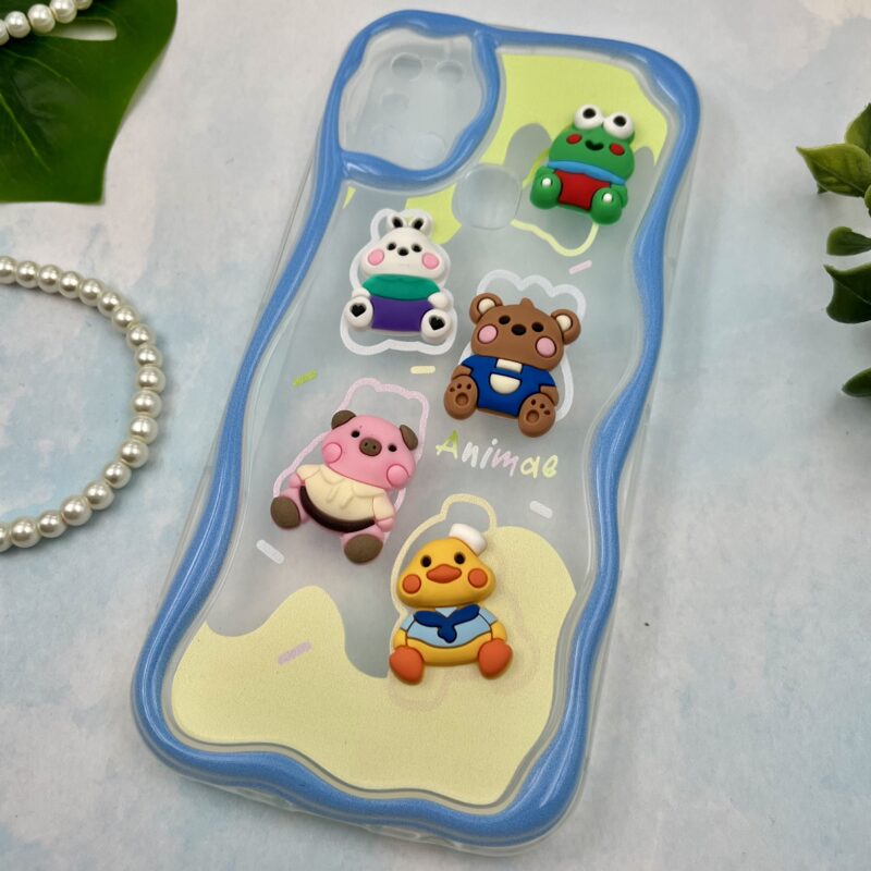 قاب گوشی Galaxy A21S سامسونگ Baby Case عروسکی برجسته فانتزی شفاف محافظ لنز دار کد 37238 - Image 2