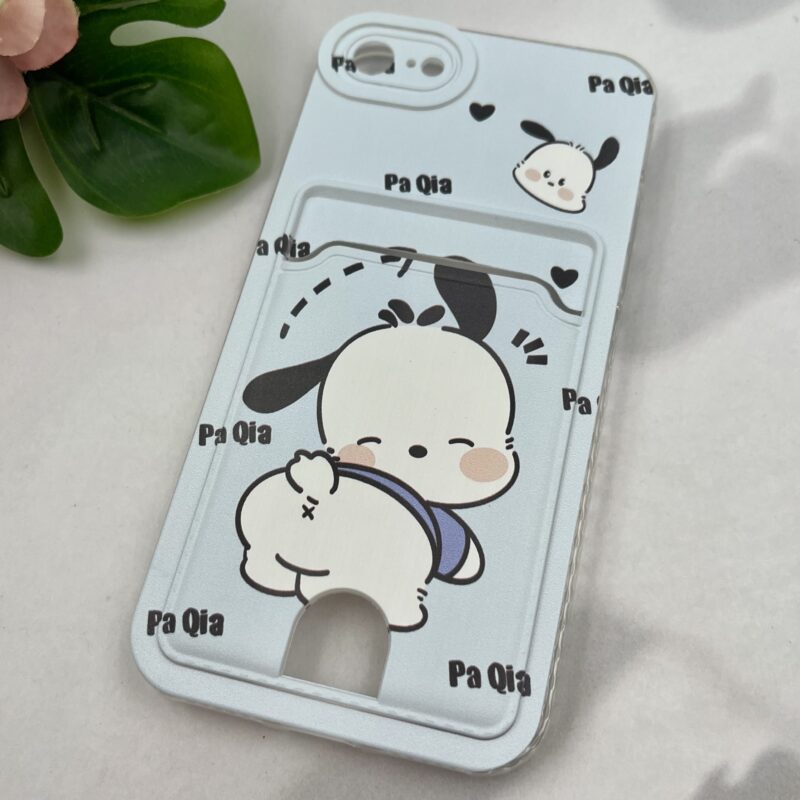 قاب گوشی iPhone 7 / iPhone 8 / iPhone SE 2020 / iPhone SE 2022 آیفون جاکارتی طرح فانتزی عروسکی پاستلی طرح سگ محافظ لنز دار کد 38560 - Image 2