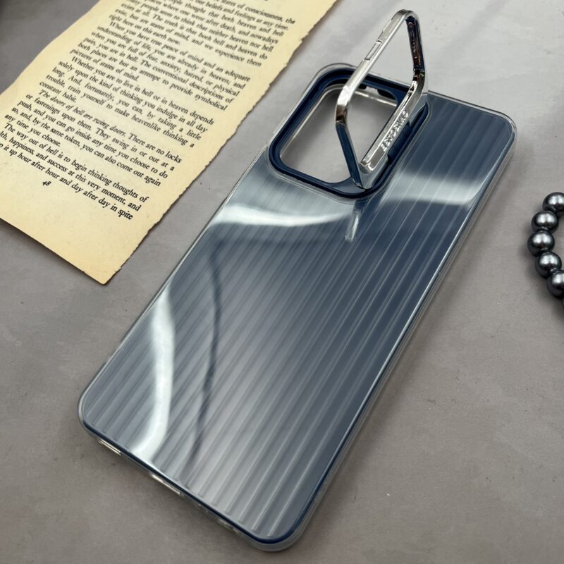 قاب گوشی Galaxy A52 / Galaxy A52S سامسونگ Cyns Case اورجینال طرح مگ سیف Magsefe دولایه لنز استند شو سرمه ای کد 74485 - Image 2