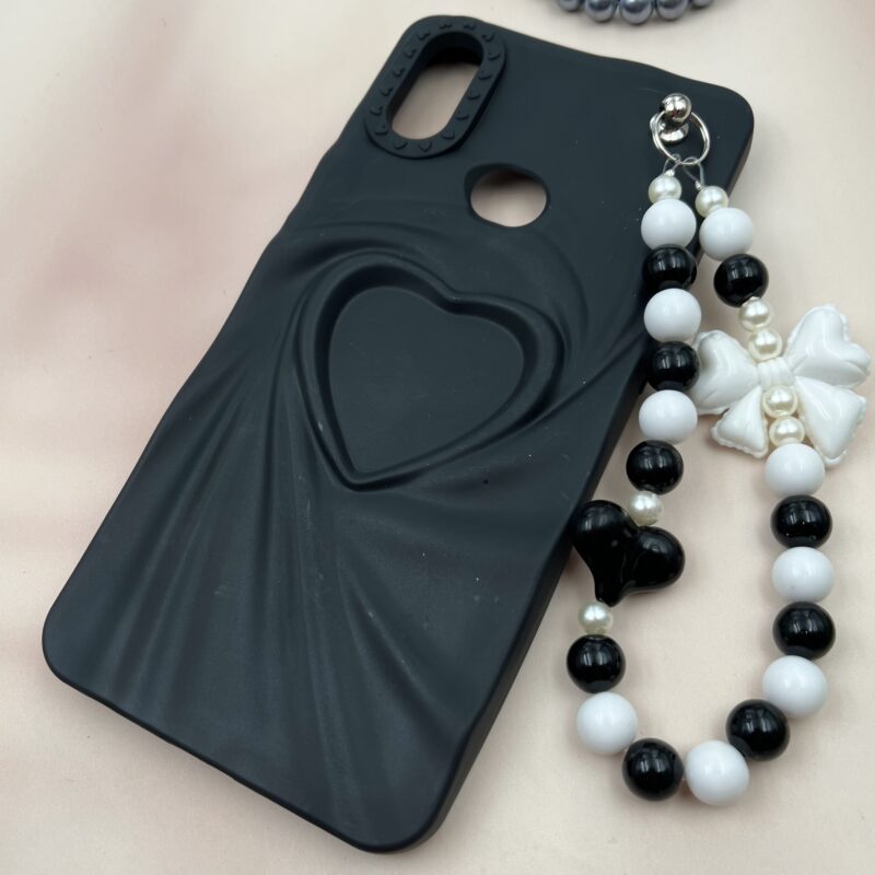 قاب گوشی Galaxy A10S سامسونگ دستبندی مرواریدی جدا شونده طرح LOVE برجسته مشکی کد 76069 - Image 2