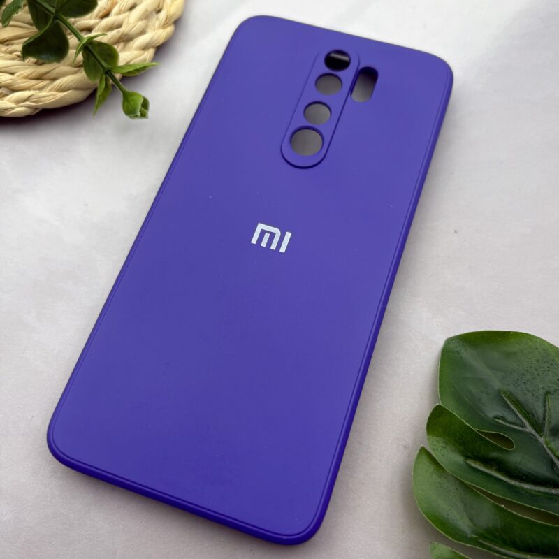 قاب گوشی Redmi Note 8 Pro شیائومی سیلیکونی های کپی ارغوانی محافظ لنز دار کد 82276 - Image 2