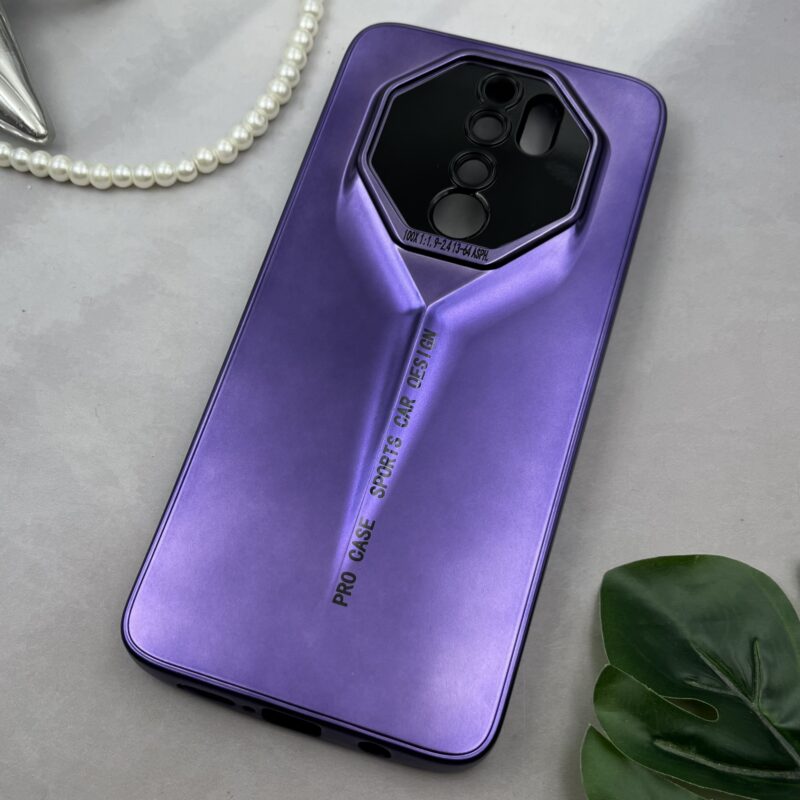 قاب گوشی Redmi Note 8 Pro شیائومی Sport Design برجسته متالیک محافظ لنزدار بنفش کد 88177 - Image 2