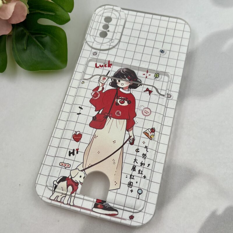 قاب گوشی iPhone X / iPhone XS آیفون جاکارتی طرح فانتزی عروسکی پاستلی طرح Girl محافظ لنز دار کد 89878 - Image 2