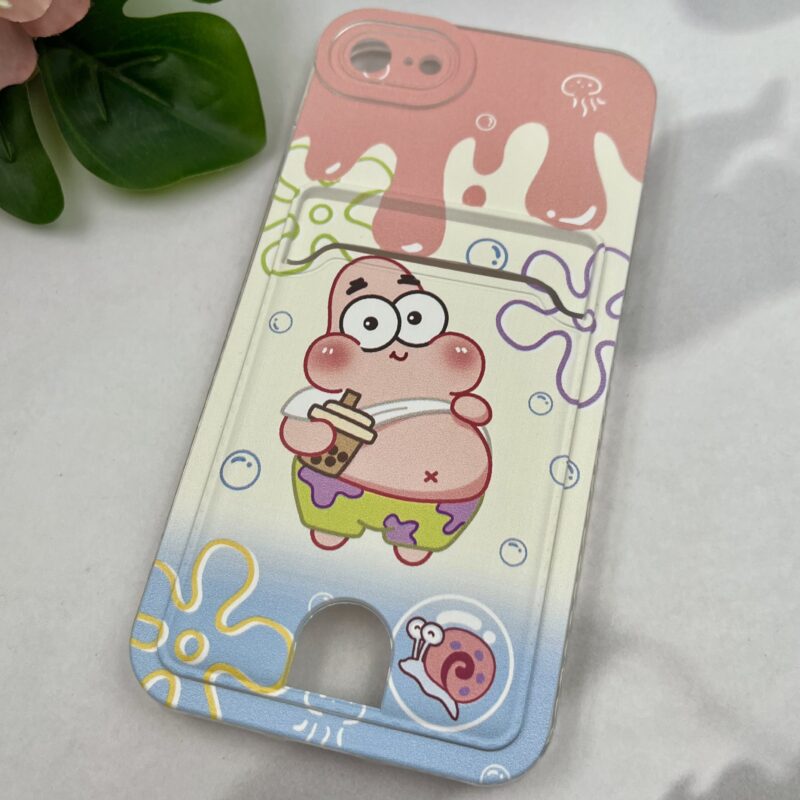 قاب گوشی iPhone 7 / iPhone 8 / iPhone SE 2020 / iPhone SE 2022 آیفون جاکارتی طرح فانتزی عروسکی پاستلی طرح پاتریک محافظ لنز دار کد 92158 - Image 2