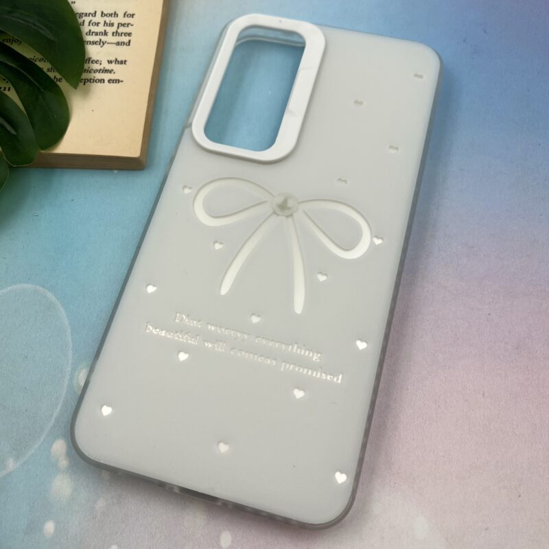 قاب گوشی Galaxy S24 FE سامسونگ SO COOL اورجینال دور سیلیکونی لنز برجسته طرح پاپیونی کد 98039 - Image 2