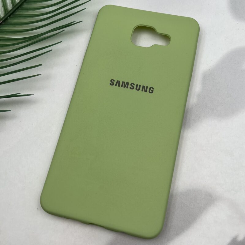قاب گوشی (Galaxy A7 2016 (A710 سامسونگ TPU سیلیکونی ژله ای لوگو دار سبز پاستیلی کد 10159 - Image 2
