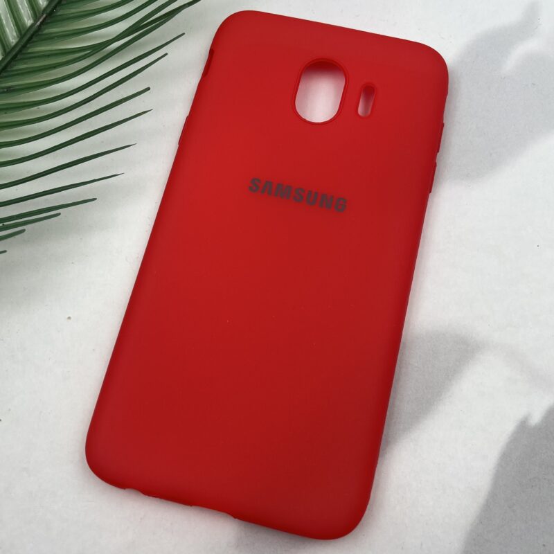 قاب گوشی Galaxy J4 2018 (J400) سامسونگ TPU سیلیکونی ژله ای لوگو دار قرمز کد 11016 - Image 2