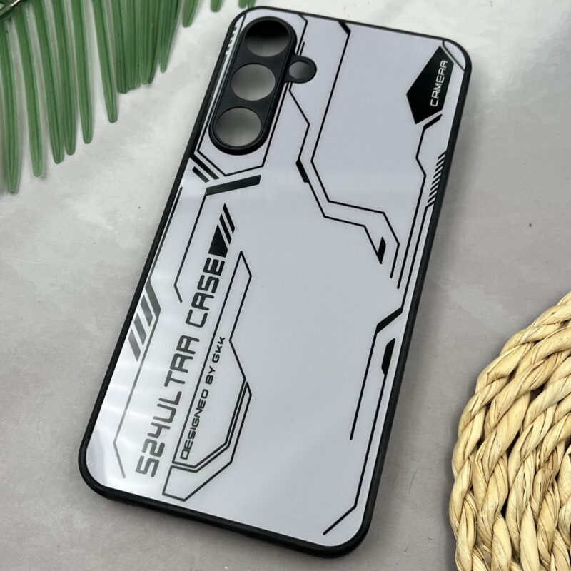 قاب گوشی Galaxy A55 سامسونگ PVD Case طرح 524UL تکنولوژی محافظ لنز دار طوسی کد 24039 - Image 2