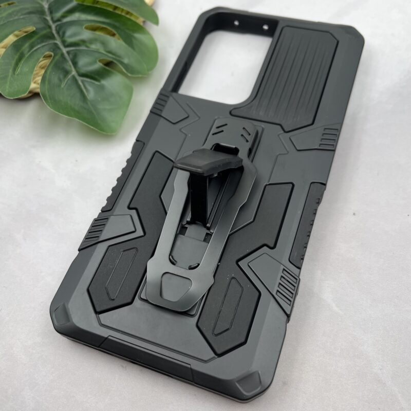 قاب گوشی Galaxy S21 Ultra سامسونگ بتمن اورجینال Unique Case ضد ضربه کمری و استند شو مشکی کد 37206 - Image 2
