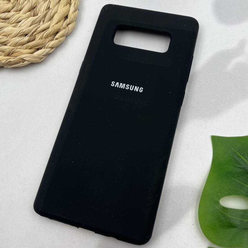 قاب گوشی Galaxy Note 8 سامسونگ سیلیکونی پاک کنی اورجینال داخل پارچه ای رنگ مشکی کد 38495 - Image 2