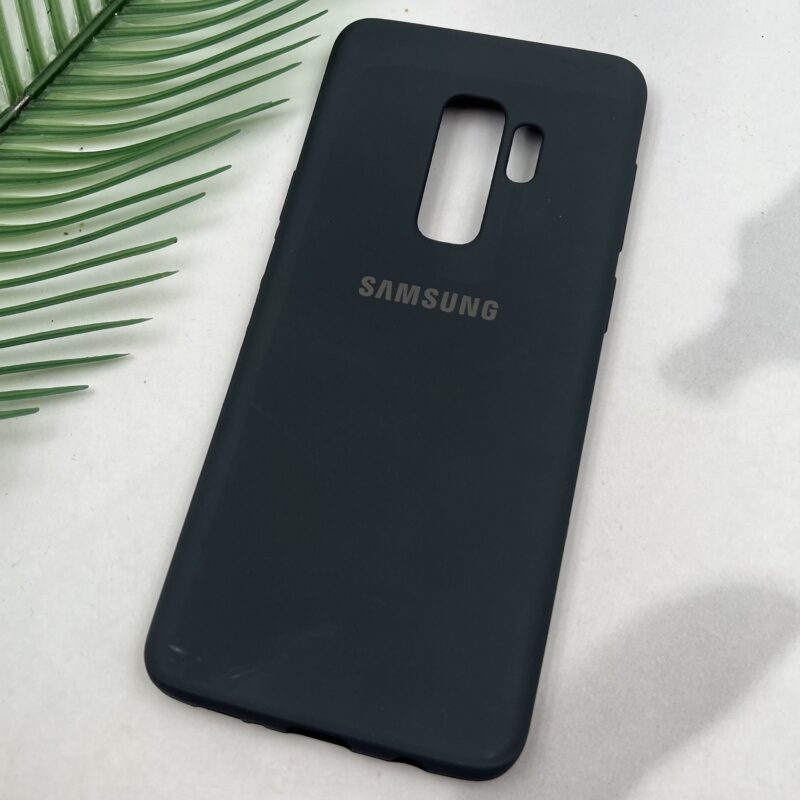 قاب گوشی Galaxy S9 Plus سامسونگ TPU سیلیکونی ژله ای لوگو دار خاکستری کد 41782 - Image 2